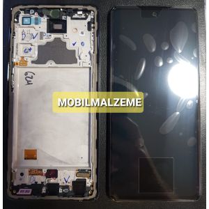 Samsung Galaxy A72 (A725) Çıtalı Ekran Dokunmatik Servis Siyah